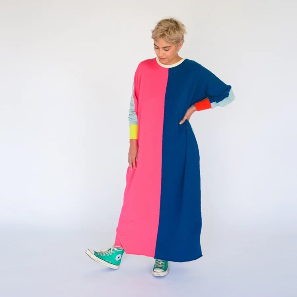 STATE THE LABEL S/M Multi coloured dress